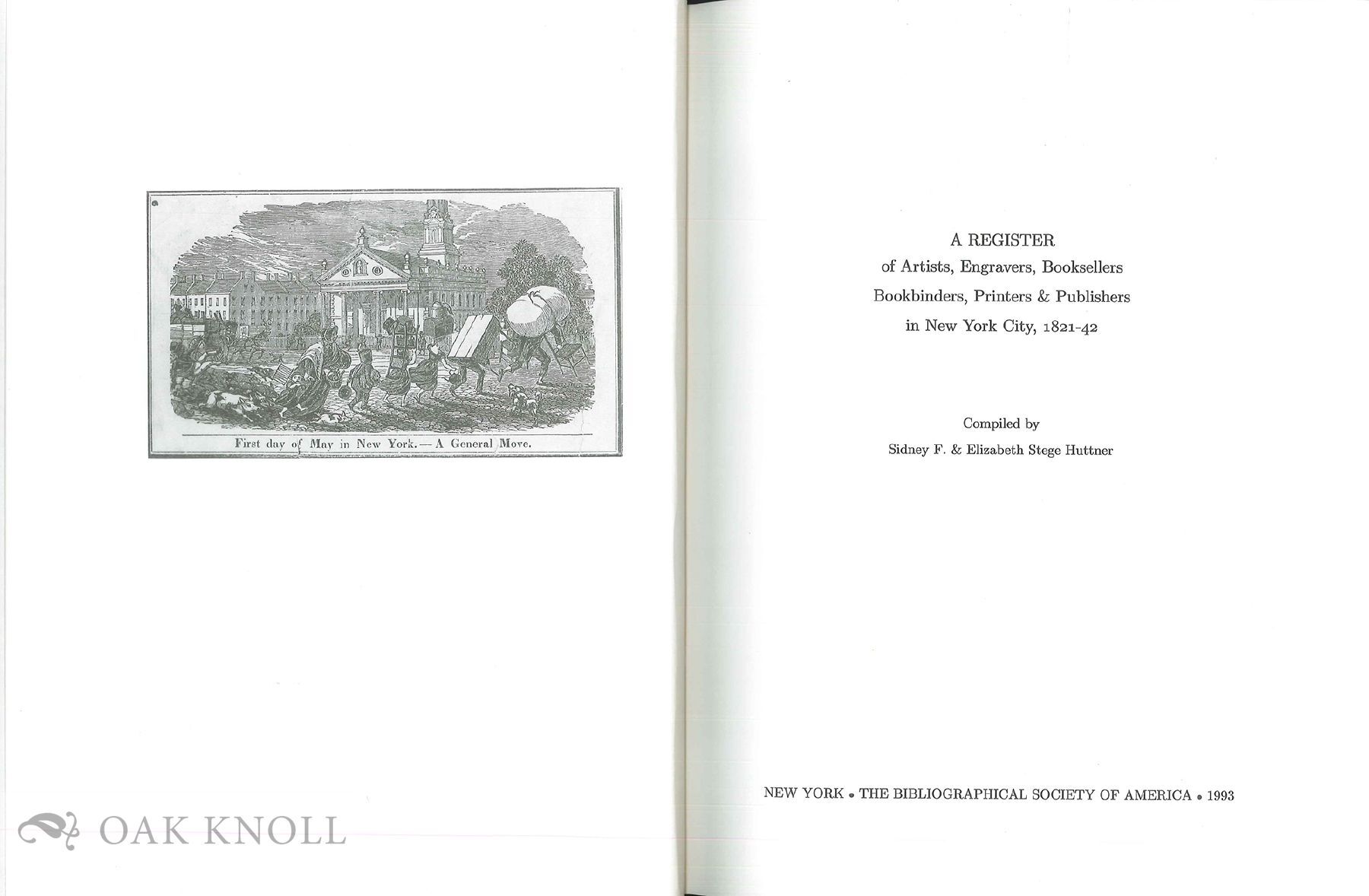 A REGISTER OF ARTISTS, ENGRAVERS, BOOKSELLERS, BOOKBINDERS, PRINTERS
